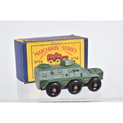 71 - TEN BOXED MOKO LESNEY MATCHBOX SERIES MILITARY VEHICLES, M3 Personnel Carrier, No.49, with star to b... 