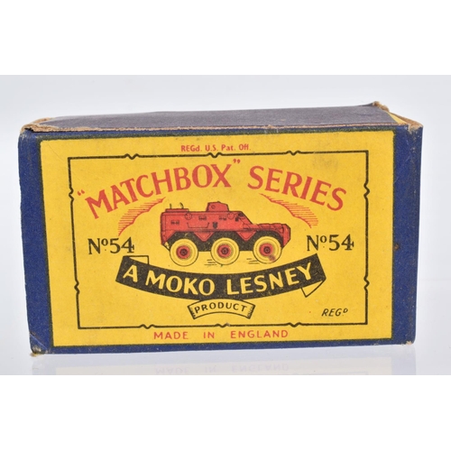 71 - TEN BOXED MOKO LESNEY MATCHBOX SERIES MILITARY VEHICLES, M3 Personnel Carrier, No.49, with star to b... 