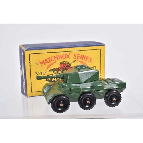 71 - TEN BOXED MOKO LESNEY MATCHBOX SERIES MILITARY VEHICLES, M3 Personnel Carrier, No.49, with star to b... 