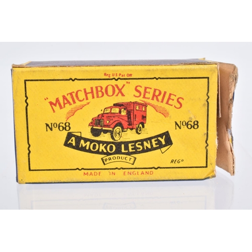 71 - TEN BOXED MOKO LESNEY MATCHBOX SERIES MILITARY VEHICLES, M3 Personnel Carrier, No.49, with star to b... 