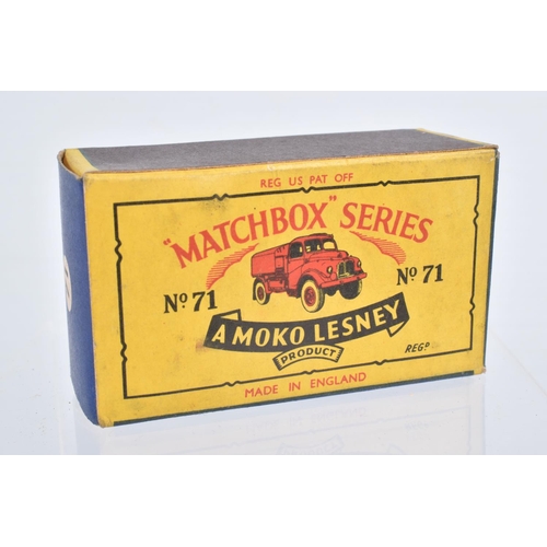 71 - TEN BOXED MOKO LESNEY MATCHBOX SERIES MILITARY VEHICLES, M3 Personnel Carrier, No.49, with star to b... 