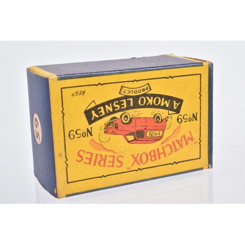 74 - FIVE BOXED MOKO LESNEY MATCHBOX SERIES VAN MODELS, Volkswagen Van, No.34, metal wheels, Bedford CA '... 