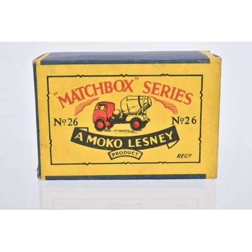 79 - SEVEN BOXED MOKO LESNEY MATCHBOX SERIES LORRY AND TRUCK MODELS, E.R.F. Road Tanker 'Esso', No.11, re... 