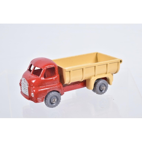 79 - SEVEN BOXED MOKO LESNEY MATCHBOX SERIES LORRY AND TRUCK MODELS, E.R.F. Road Tanker 'Esso', No.11, re... 