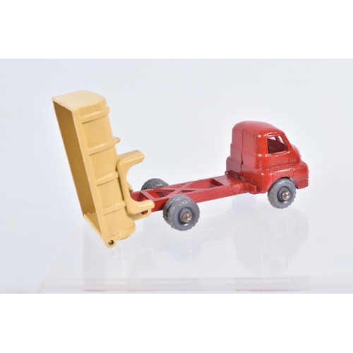 79 - SEVEN BOXED MOKO LESNEY MATCHBOX SERIES LORRY AND TRUCK MODELS, E.R.F. Road Tanker 'Esso', No.11, re... 