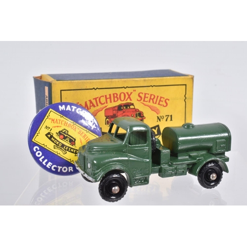 80 - SEVEN BOXED MOKO LESNEY MATCHBOX SERIES MILITARY VEHICLES, Saracen Personnel Carrier, No.54, D.U.K.W... 