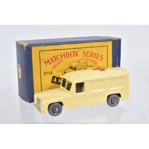 81 - SIX BOXED MOKO LESNEY MATCHBOX SERIES MODELS, Dennis Fire Escape, No.9, version with front bumper, g... 