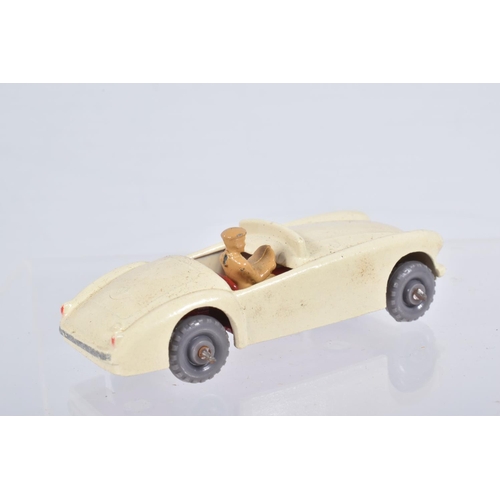 83 - A BOXED MOKO LESNEY MATCHBOX SERIES M.G.A. SPORTS CAR, No.19, off white body with silver trim, red i... 