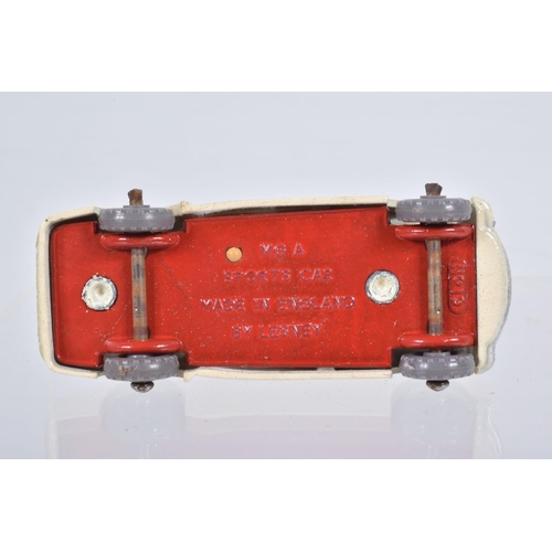 83 - A BOXED MOKO LESNEY MATCHBOX SERIES M.G.A. SPORTS CAR, No.19, off white body with silver trim, red i... 