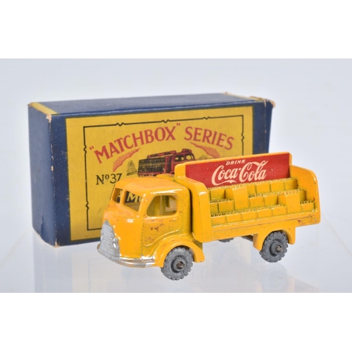 85 - FIVE BOXED MOKO LESNEY MATCHBOX SERIES LORRY AND TRUCK MODELS, Bedford Removals Van, No.17, Magirus-... 