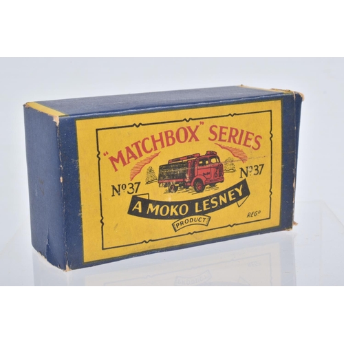 85 - FIVE BOXED MOKO LESNEY MATCHBOX SERIES LORRY AND TRUCK MODELS, Bedford Removals Van, No.17, Magirus-... 