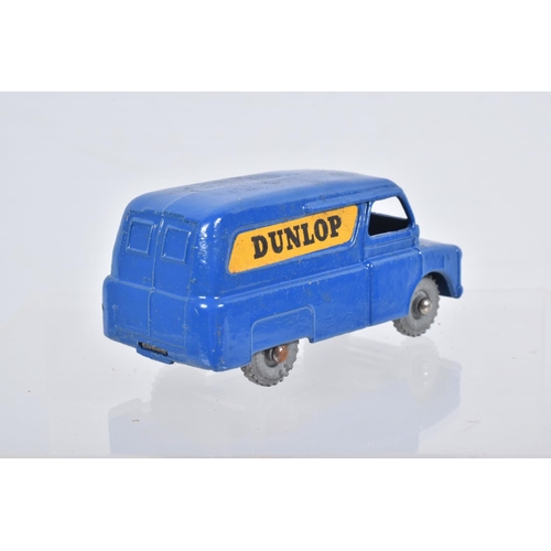 87 - SIX BOXED MOKO LESNEY MATCHBOX SERIES MODELS, Bedford CA Van 'Dunlop', No.25, metal wheels, Magirus ... 