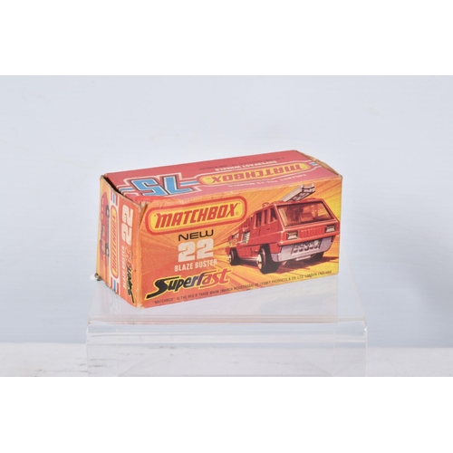 93 - A QUANTITY OF BOXED MATCHBOX SUPERFAST DIECAST VEHICLES, with a boxed Matchbox Speed Kings Bandolero... 