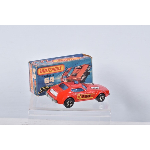 93 - A QUANTITY OF BOXED MATCHBOX SUPERFAST DIECAST VEHICLES, with a boxed Matchbox Speed Kings Bandolero... 