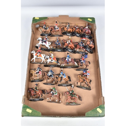 117 - AN ALMOST COMPLETE RUN FROM 1-120 OF UNBOXED DEL PRADO CAVALRY OF THE NAPOLEONIC WAR WITH BINDERS OF... 