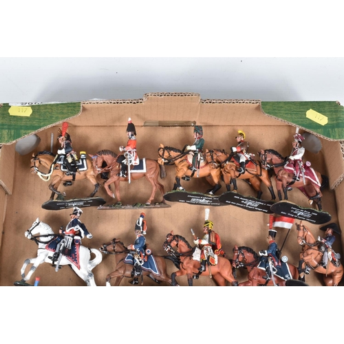 117 - AN ALMOST COMPLETE RUN FROM 1-120 OF UNBOXED DEL PRADO CAVALRY OF THE NAPOLEONIC WAR WITH BINDERS OF... 