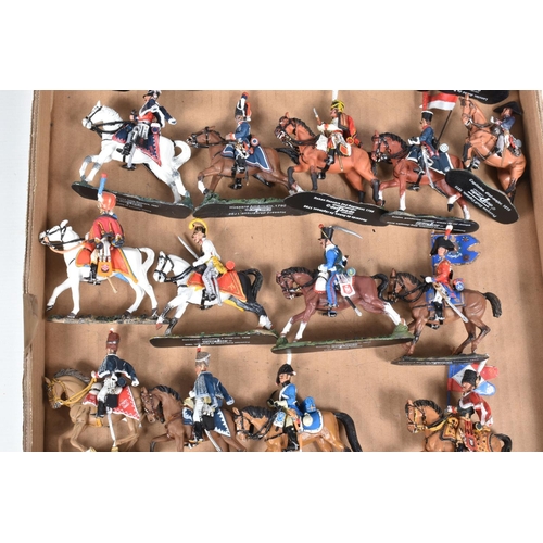 117 - AN ALMOST COMPLETE RUN FROM 1-120 OF UNBOXED DEL PRADO CAVALRY OF THE NAPOLEONIC WAR WITH BINDERS OF... 