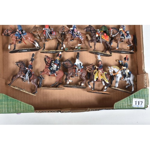 117 - AN ALMOST COMPLETE RUN FROM 1-120 OF UNBOXED DEL PRADO CAVALRY OF THE NAPOLEONIC WAR WITH BINDERS OF... 