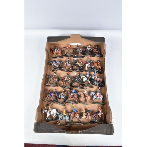 117 - AN ALMOST COMPLETE RUN FROM 1-120 OF UNBOXED DEL PRADO CAVALRY OF THE NAPOLEONIC WAR WITH BINDERS OF... 