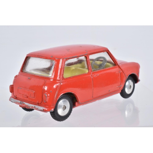 131 - THREE BOXED CORGI TOYS CARS, Austin Seven, No.225, red body, yellow interior spun hubs, Jaguar Mk.X,... 