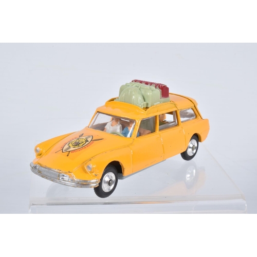 134 - THREE BOXED CORGI TOYS CARS, Mercedes-Benz 600 Pullman, No.247, metallic red body, cream interior, w... 