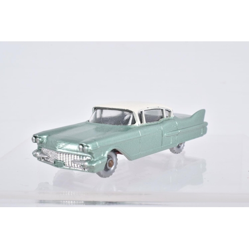 137 - A BOXED MOKO LESNEY MATCHBOX SERIES CADILLAC SIXTY SPECIAL No.27, metallic pale green, cream roof, c... 