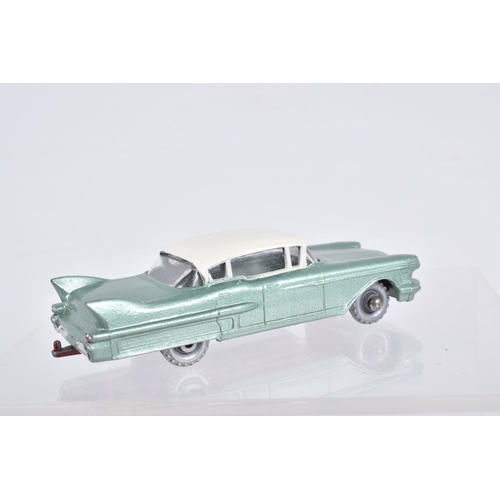 137 - A BOXED MOKO LESNEY MATCHBOX SERIES CADILLAC SIXTY SPECIAL No.27, metallic pale green, cream roof, c... 