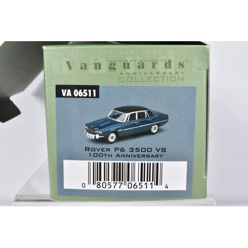 153 - TWELVE BOXED VANGUARDS DIECAST 1:43 SCALE MODEL VEHICLES, to include a 100th Anniversary Collection ... 