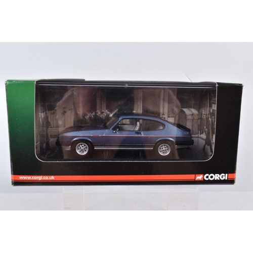 155 - SEVEN BOXED VANGUARDS DIECAST 1:43 SCALE MODEL VEHICLES, to include Ford Cortina MkIV in Ghia Roman ... 