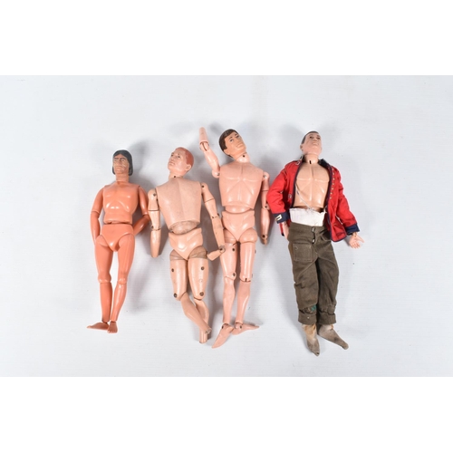 160 - A QUANTITY OF UNBOXED AND ASSORTED ACTION MAN FIGURES, CLOTHING AND ACCESSORIES, various painted hai... 