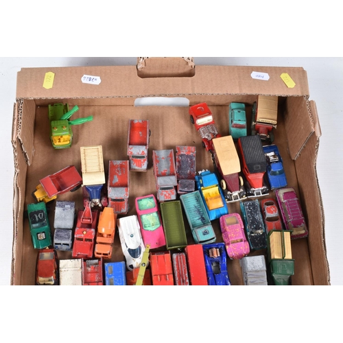 172 - A QUANTITY OF UNBOXED AND ASSORTED PLAYWORN DIECAST VEHICLES, to include Corgi Toys Volkswagen Break... 