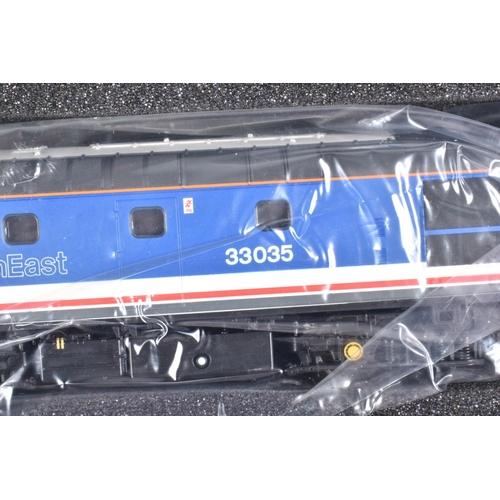 192 - A BOXED OO GAUGE HELJAN MODEL RAILWAY LOCOMOTIVE Class 33 Diesel, no. 33035 in Network South East re... 