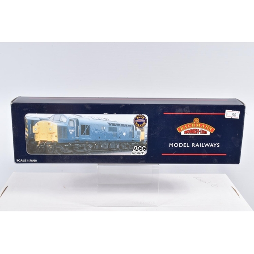 200 - A BOXED OO GAUGE BACHMANN BRANCHLINE MODEL RAILWAY LOCOMOTIVE Class 37 Diesel, no. 37038 in BR Blue ... 