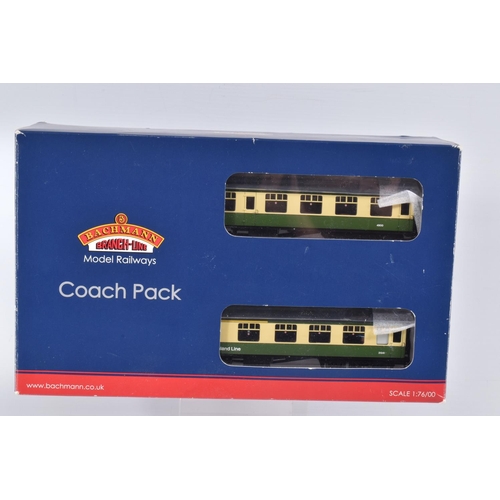 294 - A BOXED OO GAUGE BACHMANN BRANCHLINE MODEL RAILWAY West Highland Coach Triple Pack with two Mk1 TSO ... 