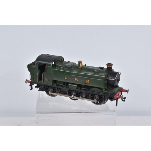 303 - FOUR UNBOXED OO GAUGE WHITEMETAL KIT BUILT LOCOMOTIVES OF G.W.R. ORIGIN, (all K's kits?) Grange clas... 