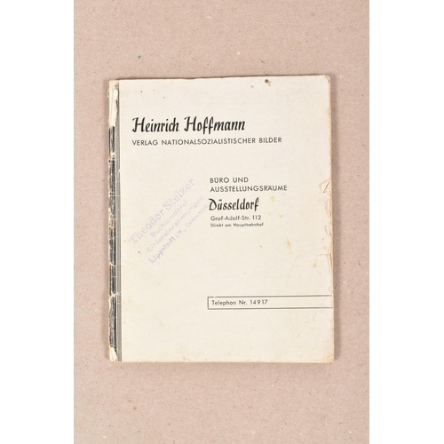 421 - A BOOKLET OF HEINRICH HOFFMANN VERLAG NATIONALSOZIALISTISCHER BILDER, Heinrich Hoffmann was Adolf Hi... 