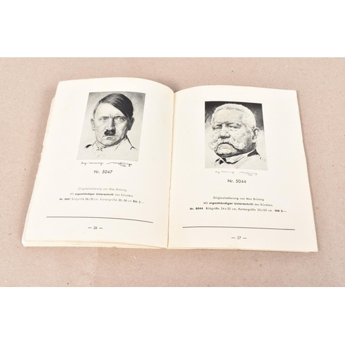 421 - A BOOKLET OF HEINRICH HOFFMANN VERLAG NATIONALSOZIALISTISCHER BILDER, Heinrich Hoffmann was Adolf Hi... 