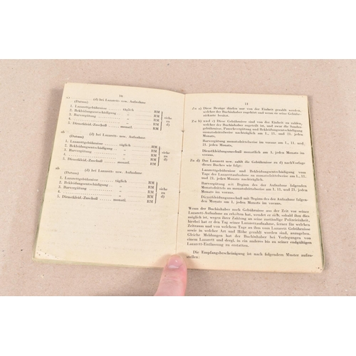 422 - WWII SOLDBUCH FOR A MEMBER OF SS POLIZEI REGIMENT 17 ,JOHANN FRA, DOB 15/12/1915, place Riedling Nor... 