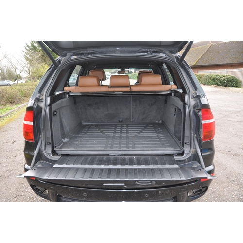 1001 - A 2008 BMW X5 SUV, REGISTRATION NUMBER LF08 USB, finished in black with light brown interior, with a... 