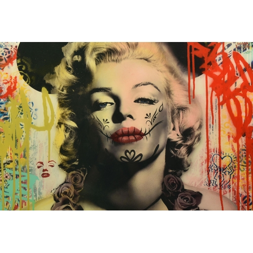 312 - SRINJOY GANGOPADHYAY (INDIA 1986) 'MARILYN MONROSE', a contemporary portrait of Marilyn Monroe, sign... 