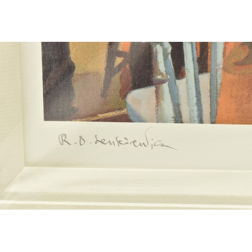 321 - ROBERT LENKIEWICZ (1941-2002) 'ANNA IN YELLOW KIMONO AT LOWER COMPTON', a proof print edition on pap... 