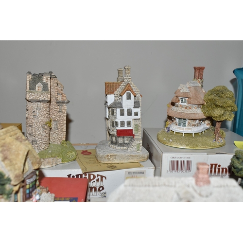 361 - FOURTEEN LILLIPUT LANE SCULPTURES FROM VARIOUS COLLECTIONS, mostly boxed and with deeds unless menti... 