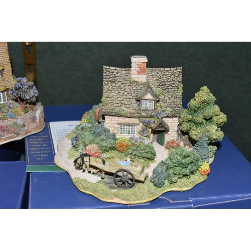 374 - FOUR LILLIPUT LANE SCULPTURES FROM ANNIVERSARY COLLECTION, all boxed with deeds except where mention... 