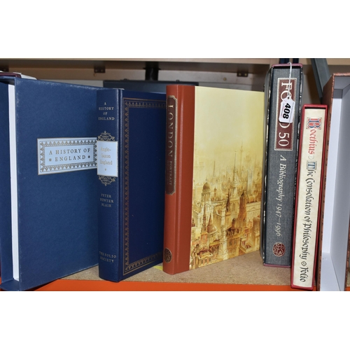 408 - THE FOLIO SOCIETY, nine historical titles comprising six volumes of A History Of England by Sheppard... 