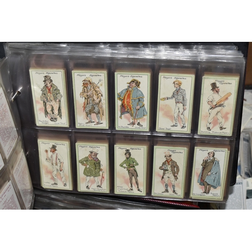 440 - CIGARETTE CARDS, a large collection of Cigarette Cards in eight albums, sleeves and loose containing... 