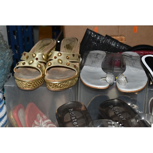 480 - THREE BOXES OF LADIES' SHOES, to include thirty six pairs of assorted shoes, size 37/UK 4.5 - 5, mak... 