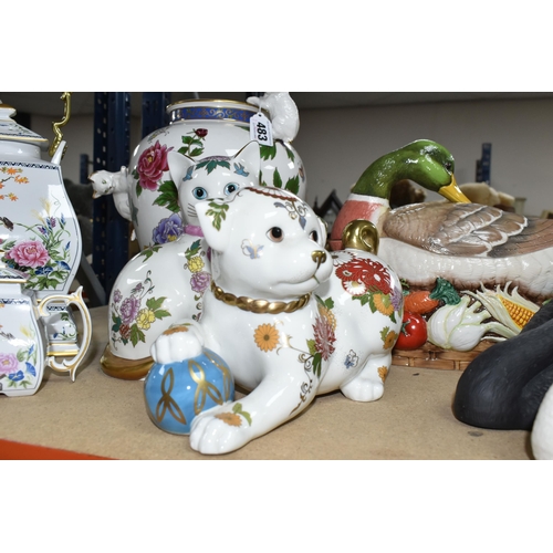 483 - A COLLECTION OF FRANKLIN MINT PORCELAIN, comprising a franklin Mint 'The Imperial Puppy Of Satsuma',... 