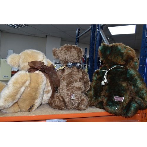 494 - THREE CHARLIE BEARS, comprising 'Charlie 2009' CB091111, designed by Isabelle Lee, 'Edmund' CB181007... 