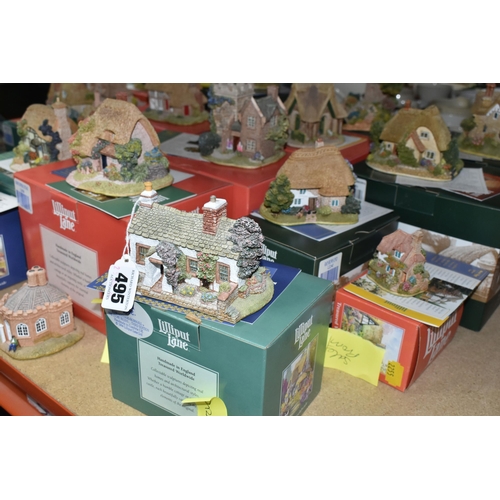 495 - TWENTY LILLIPUT LANE SCULPTURES FROM VARIOUS COLLECTIONS, all boxed and with deeds except where ment... 