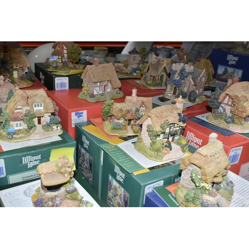 495 - TWENTY LILLIPUT LANE SCULPTURES FROM VARIOUS COLLECTIONS, all boxed and with deeds except where ment... 